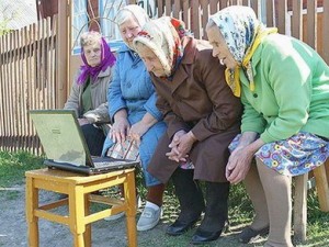 Тюменские дачники уселись за компьютер